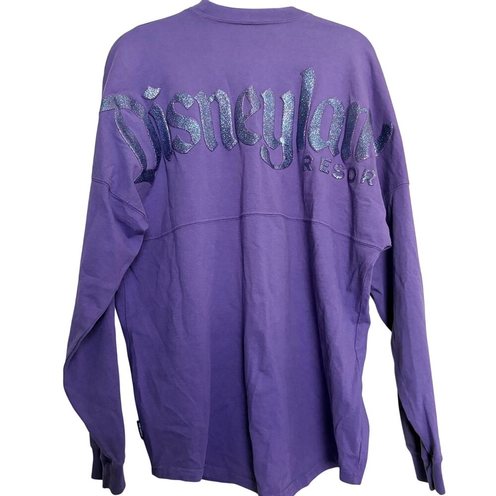 Disneyland Potion Purple Spirit Jersey M Glitter Puff Disney Parks 2019 Y2K